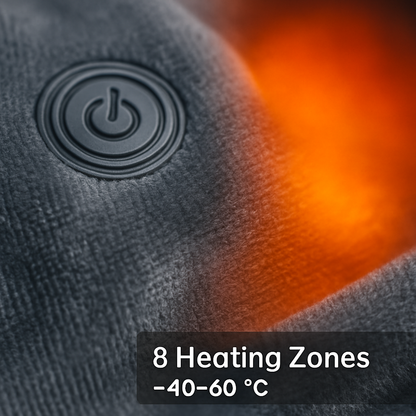 USB Heated Blanket Shawl Wrap with Zipper
