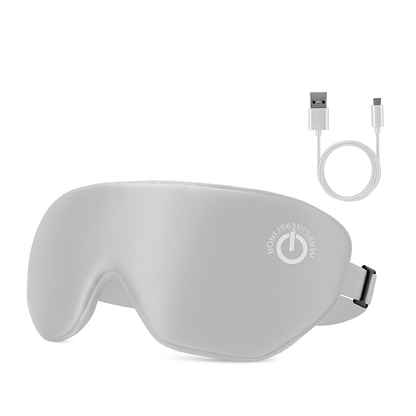 Cordless Silk Eye Mask for Dry Eyes - Comfortable Warmt