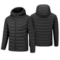 Heated Jacket - Lightweight Hooded Coat for Winter Warmth