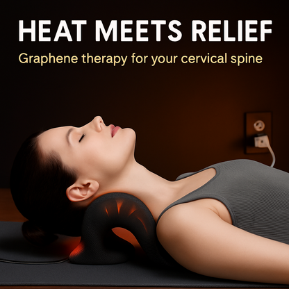 Heated Neck Stretcher with Graphene Heating Pad