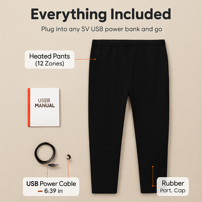 Heated Winter Pants for Outdoor Activities