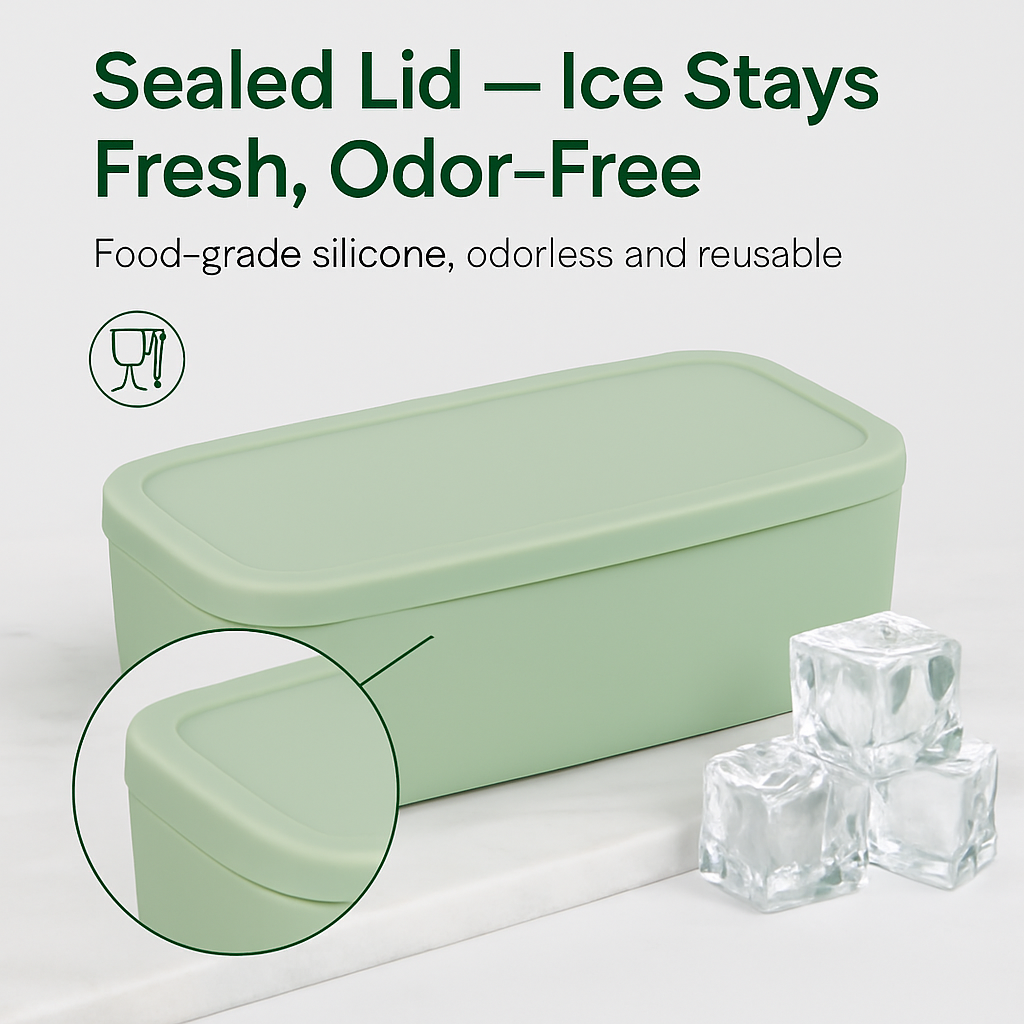 Ice Cube Tray for Cups - Hollow Cylinder Molds