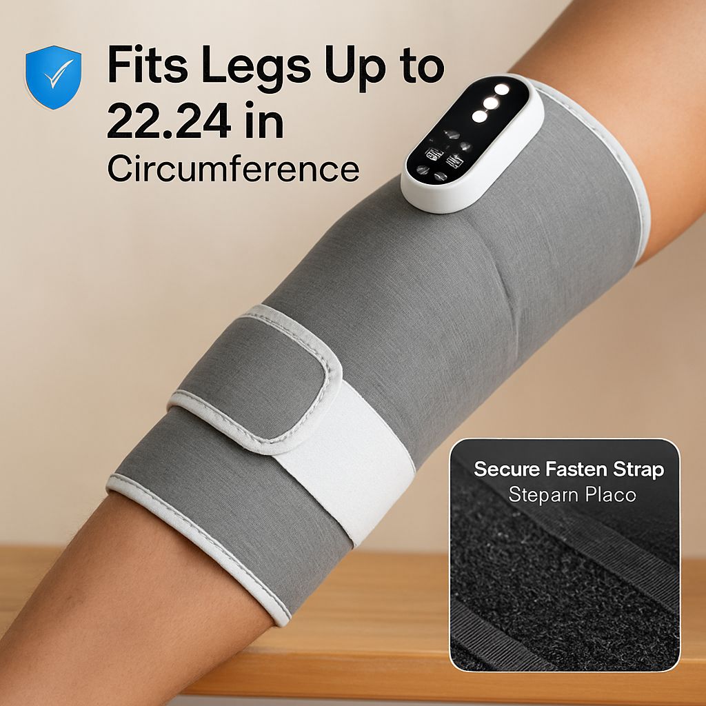 Cordless Leg Massager with Heat and Air Compression