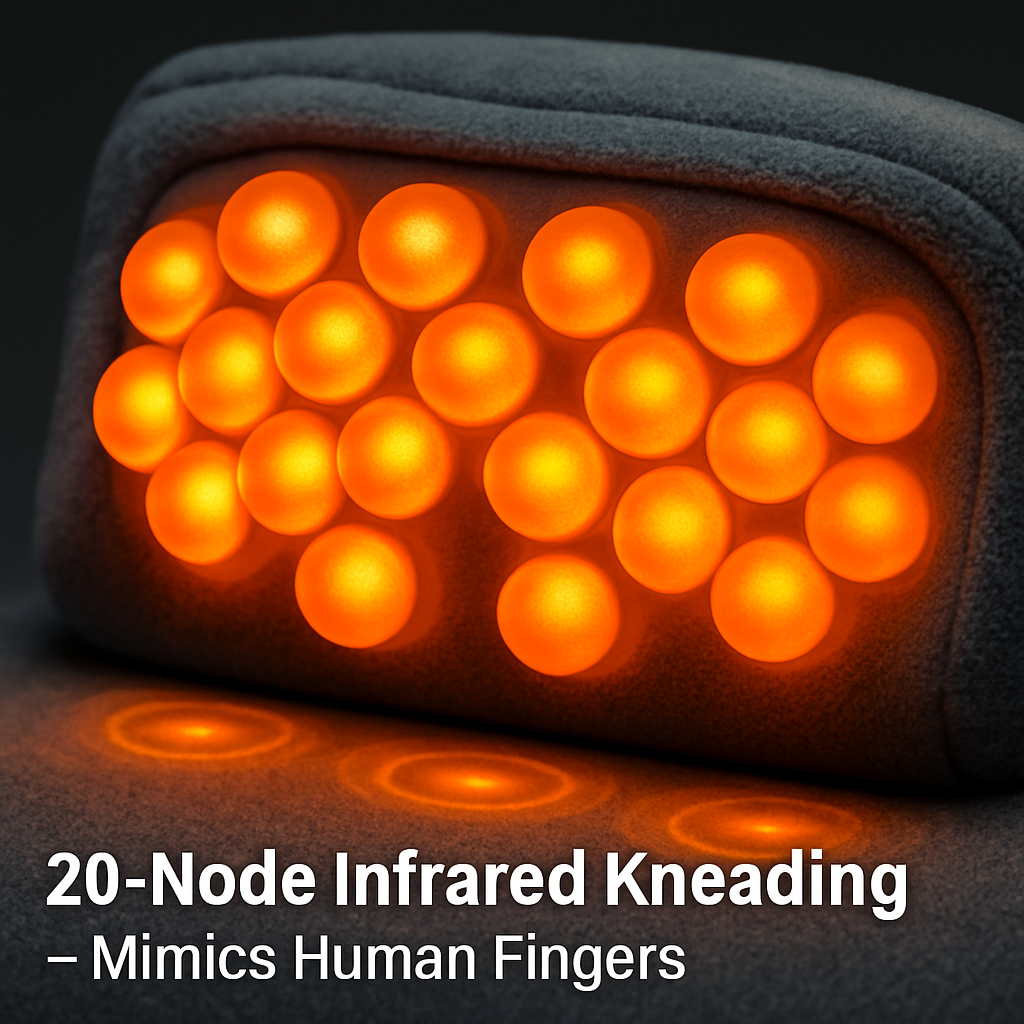 Full Body Massage Mat with Heat and Neck Pillow