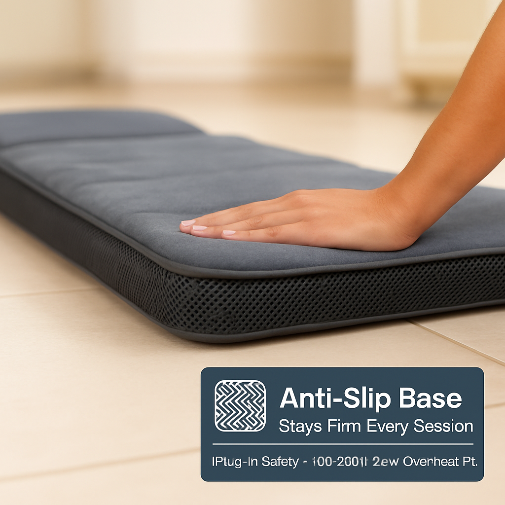 Full Body Massage Mat with Heat and Neck Pillow