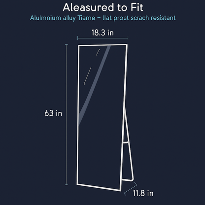 Full Length Mirror - Freestanding Floor Mirror for Bedroom