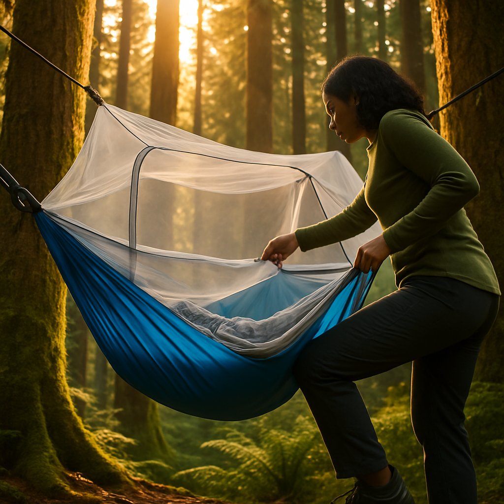 Hammock with Mosquito Net for Camping and Travel