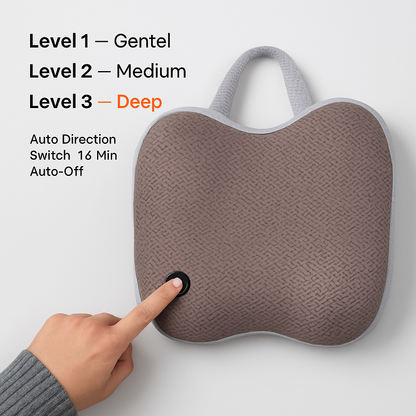 Cordless Shiatsu Back and Waist Massager with Heat