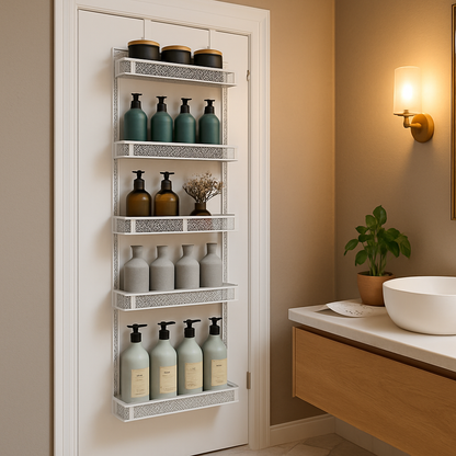 Over The Door Pantry Organizer 6-Tier for Door Mount