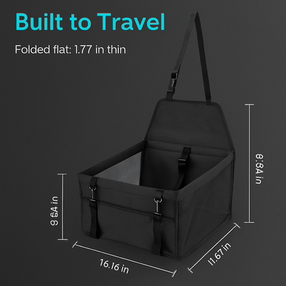 Dog Booster Car Seat for Small to Medium Pets — Safe Travel