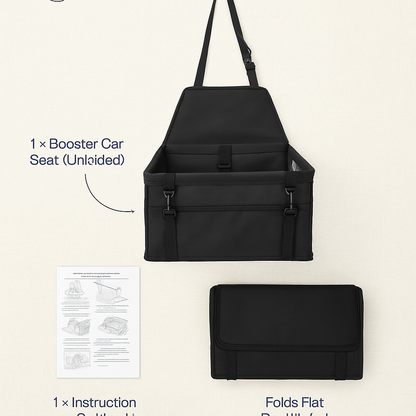 Dog Booster Car Seat for Small to Medium Pets — Safe Travel