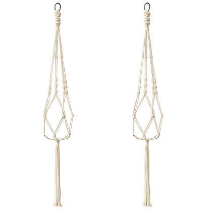 Plant Hanger Net Bag for Round/Square Pots 4-11in