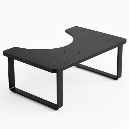 Wooden Metal Potty Stool for Adults and Children