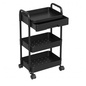3 Tier Rolling Utility Cart with Wheels for Home Use