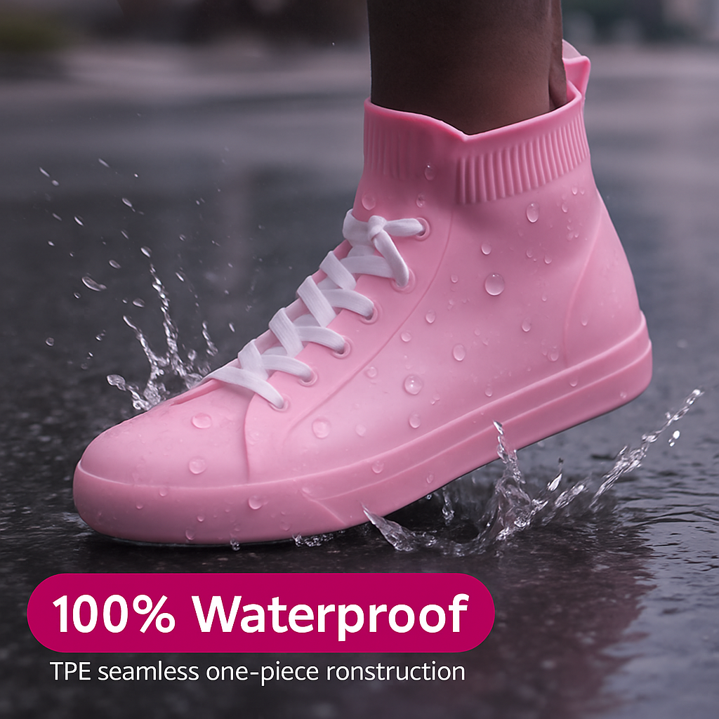 Waterproof Shoe Covers for Rain - Non-Slip Protectors