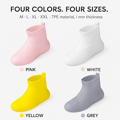Waterproof Shoe Covers for Rain - Non-Slip Protectors