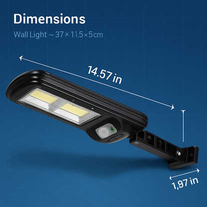 Solar Powered Motion Sensor Wall Light 300W