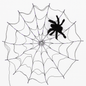 Spider Web Light with Hairy Spider - 3.28ft Decor