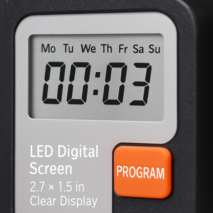 Sprinkler Timer for Garden and Lawn with 3 Programs