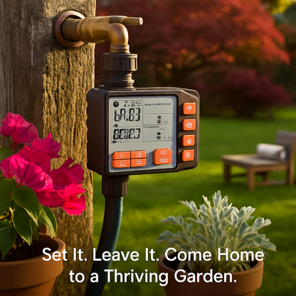 Sprinkler Timer for Garden and Lawn with 3 Programs