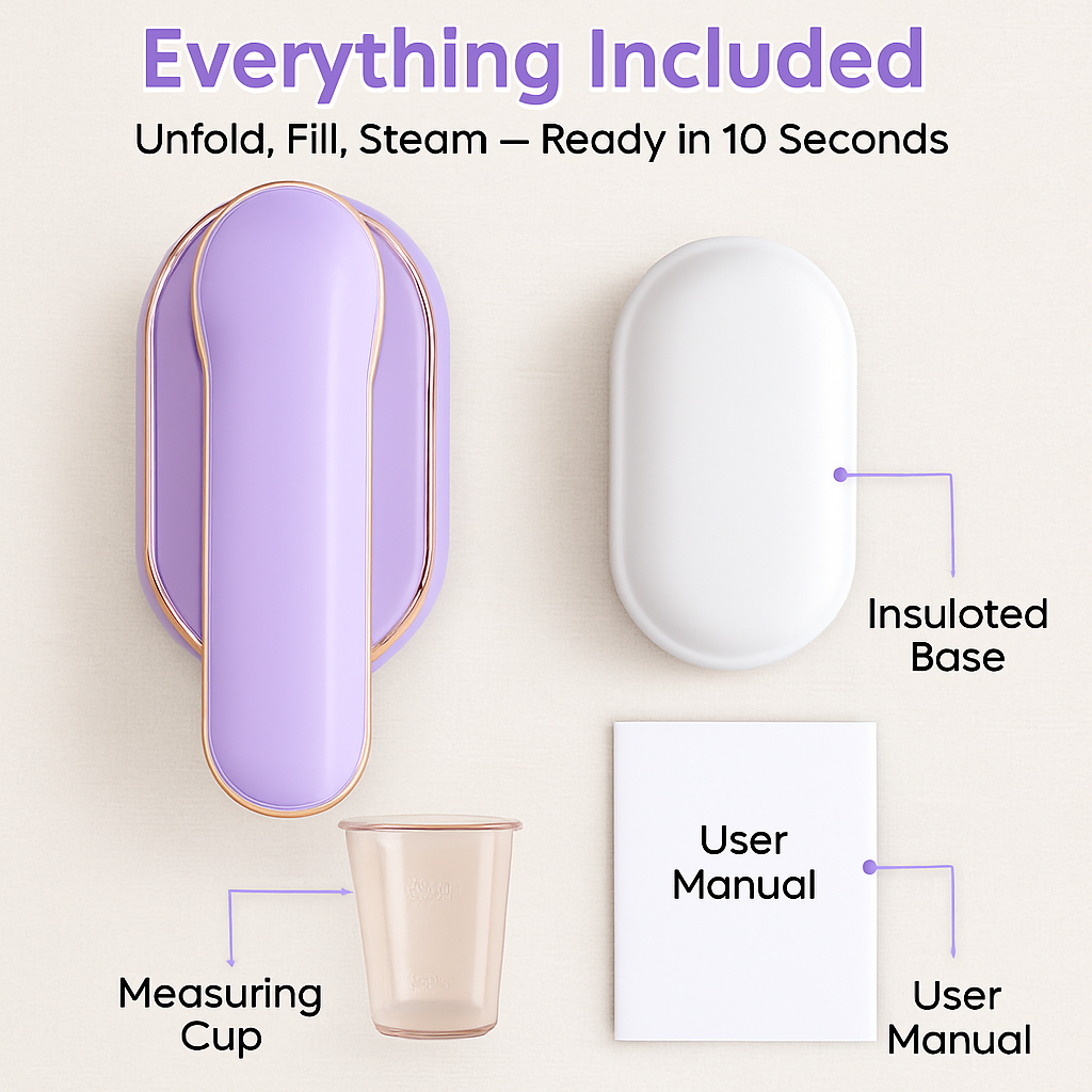 Portable Handheld Garment Steamer for Travel