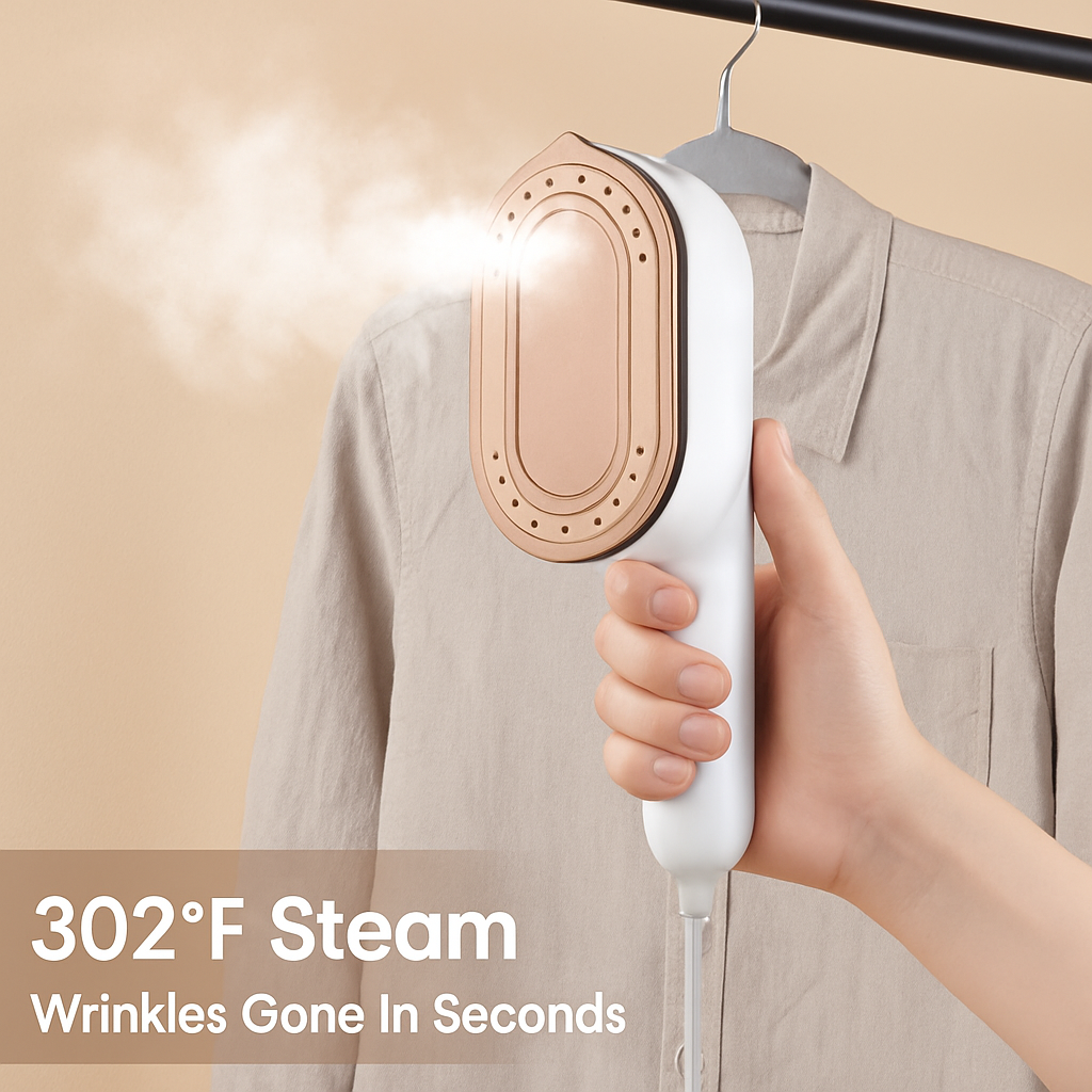 Portable Handheld Garment Steamer for Travel