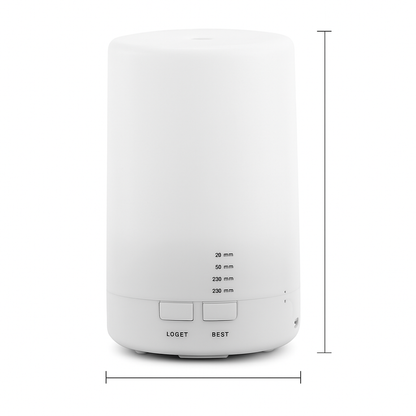 Mini Cool Mist Humidifier Ultrasonic Aroma Essential Oil Diffuser w/7 Color LED Lights 4 Timer Settings for Office Home Room Vehicle Study Yoga Spa