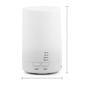 Mini Cool Mist Humidifier Ultrasonic Aroma Essential Oil Diffuser w/7 Color LED Lights 4 Timer Settings for Office Home Room Vehicle Study Yoga Spa
