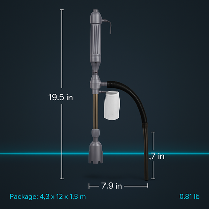 Aquarium Syphon Fish Tank Vacuum Gravel Water Filter Cleaner Powered by battery