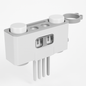 Toothbrush Holder Rack with Toothpaste Dispensers & Cups