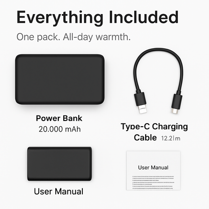 Power Bank for Heated Clothing with USB DC Output