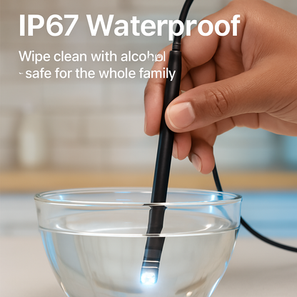 Ear Endoscope Wax Remover Tool with LED Lights