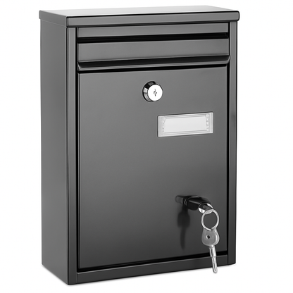 Lockable Wall Mount Mailbox for Outside Home/Office Use