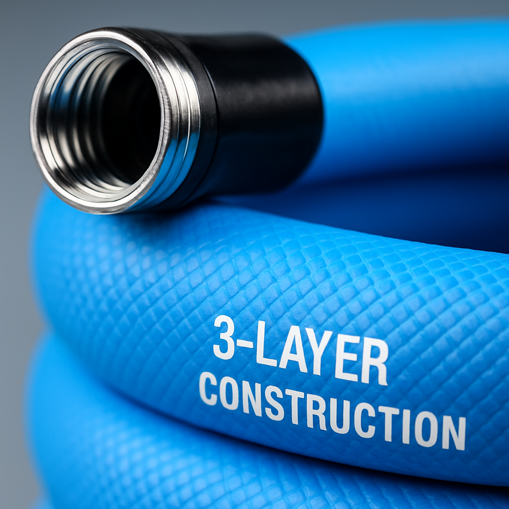 Non-Expanding Garden Hose for All-Weather Use