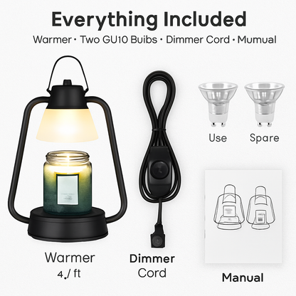 Wax Melt Warmer Lamp Dimmable with Hanging Hook