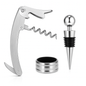 Corkscrew Bottle Opener Set with Foil Cutter