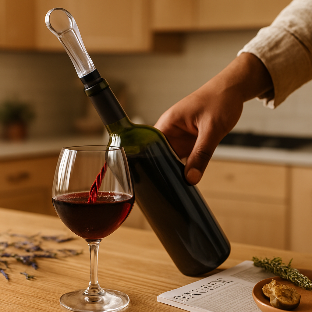 Wine Aerator Pourer Spout for In-Bottle Pouring