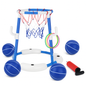 Pool Basketball Hoop Toy Set for Summer Pool Fun