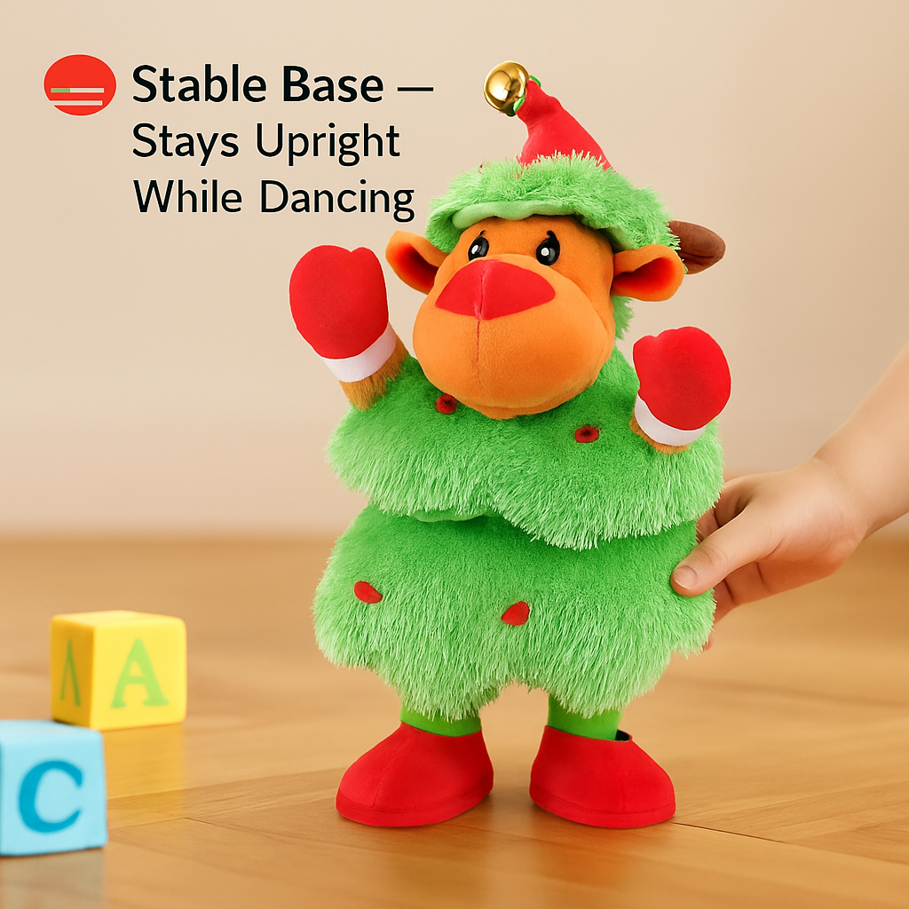 Electric Dancing Snowman Plush Toy - Talking & Singing