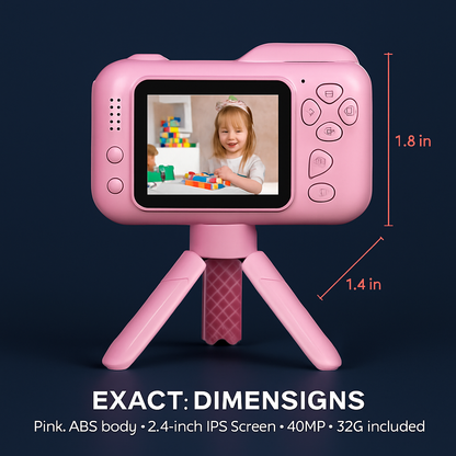 Kids Digital Camera with Flip Lens for Kids