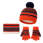 Kids Winter Knitted Hat Scarf Gloves 3-Piece Set