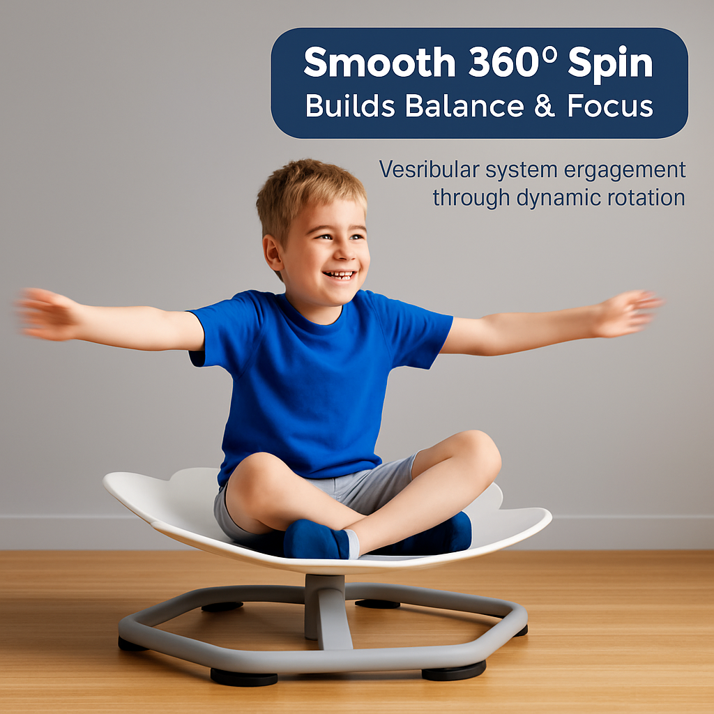 Kids Spinning Chair for Sensory Play and Balance