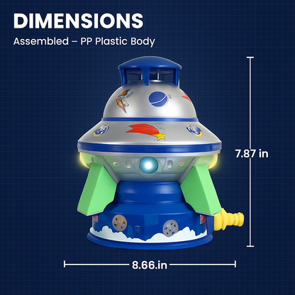 UFO Water Sprinkler with LED Lights Toy Outdoor