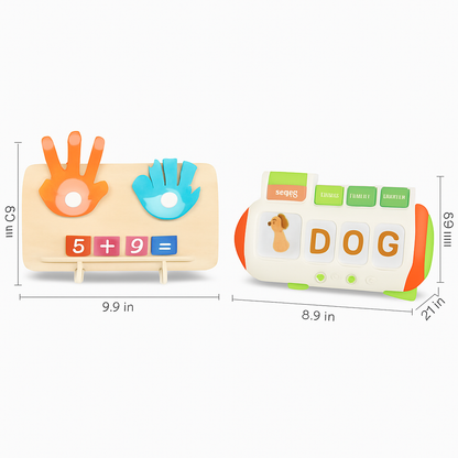 Talking Flash Cards & Finger Counting Math Board