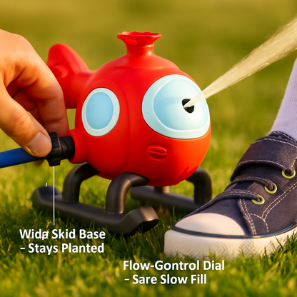 Water Sprinkler Baseball Helicopter Toy for Kids