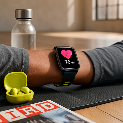 Smart Watch Fitness Tracker with Heart Rate Monitor