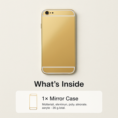 Slim Shock-resistant Mirror Case For iPhone 6 Plus/6s Plus