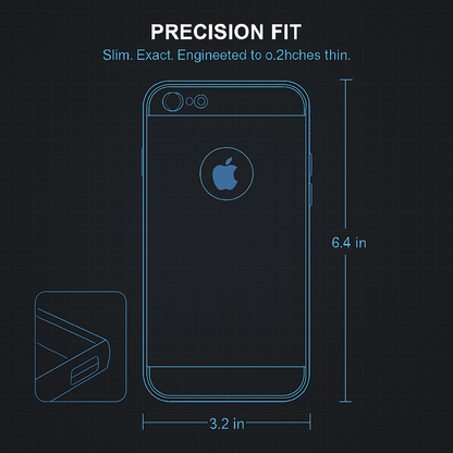 Slim Shock-resistant Mirror Case For iPhone 6 Plus/6s Plus