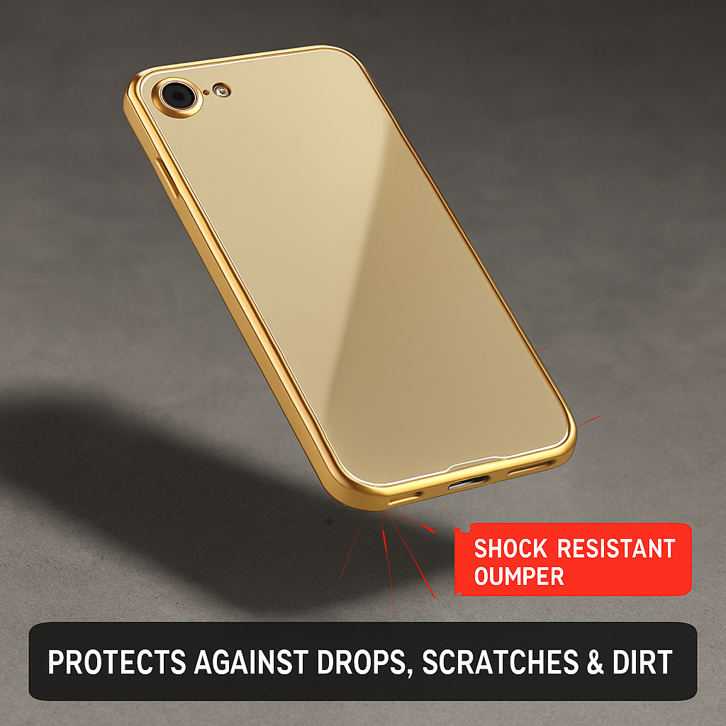 Slim Shock-resistant Mirror Case For iPhone 7 Plus