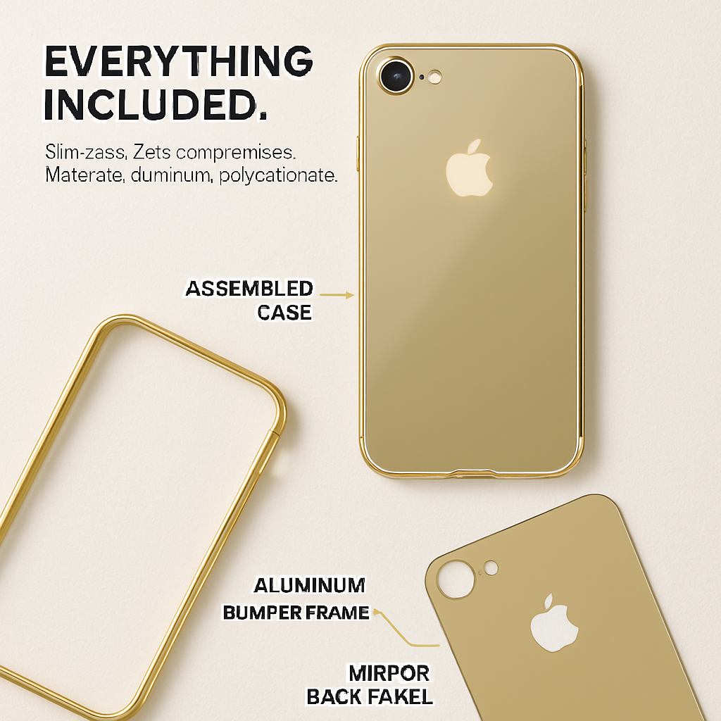 Slim Shock-resistant Mirror Case For iPhone 7 Plus